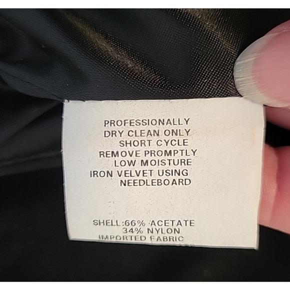 Vintage Strapless Velvet Midi Dress Scott McClintock Old Hollywood 90s Size 10 - Picture 7 of 10